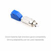 Picture of KELUSHI Fiber Optic Connector, FC Male to LC Female Hybrid Optical Fiber Convertor Adapter Compatible with Optical Power Meter Visual Fault Locator