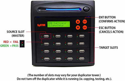 Picture of SySTOR 1 to 7 Multiple USB Thumb Drive Duplicator / USB Flash Card Copier (SYS-USBD-7)