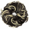 Picture of Hair Bun Extensions Wavy Curly Messy Donut Chignons Hair Piece Wig Hairpiece