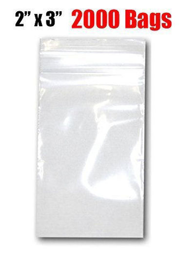 Picture of iMBAPrice 2000 - (2'' x 3'') Clear Reclosable Zipper Bags, Total 2000 Bags