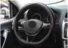 Picture of Mayco Bell Microfiber Leather Steering Wheel Cover (D-Shape,Black Red)