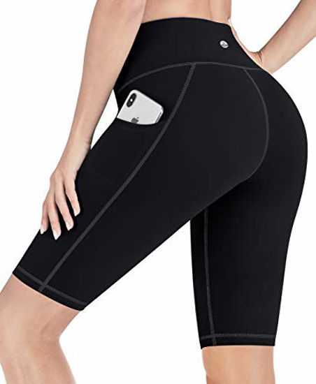 Heathyoga Workout Shorts for Women with Pockets Biker Shorts for Women High  Waisted Yoga Shorts Athletic Running Shorts