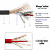 Picture of EBXYA XLR Cable 6 Ft Short 10 Color Packs - Mic Cable with XLR Male to Female (xlr3m to xlr3f) Patch Cable,