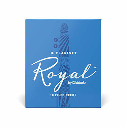 Picture of Royal by D'Addario RCB1010 Bb Clarinet Reeds, Strength 1.0, 10-pack