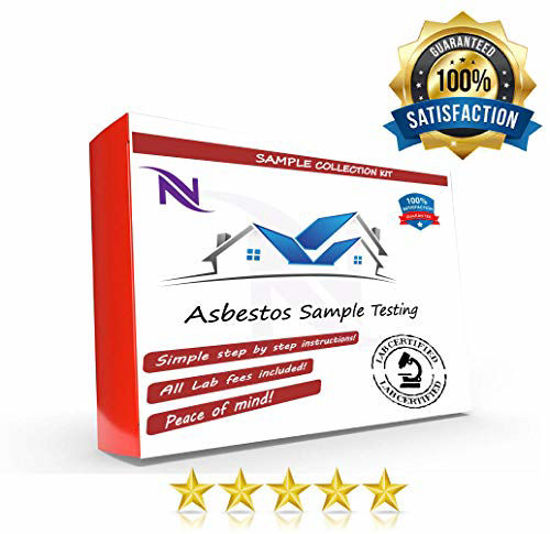 Picture of Asbestos Test Kit 1 PK (3 Day Turnaround Time)-#1 Lab Certified Asbestos Test!