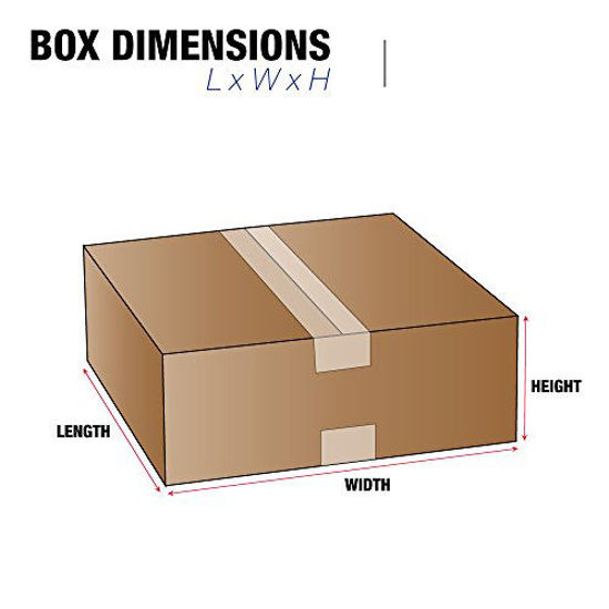 Picture of Tape Logic TL12125 Flat Corrugated Boxes, 12" x 12" x 5", Kraft (Pack of 25)