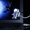 Picture of Astronaut Spaceman USB Mini LED Adjustable White Night Light for PC Computer Reading