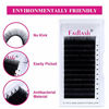 Picture of Eyelash Extension D Curl Mix 15-20mm FADLASH 0.10mm Silk Eyelash Extensions Thickness Classic Lash Extension Supplies (0.10-D, Mix 15-20mm)