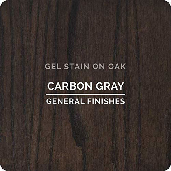 Picture of General Finishes Oil Base Gel Stain, 1 Pint, Carbon Gray