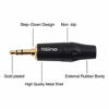 Picture of TISINO 3.5mm to Dual XLR Stereo Cable 1/8 inch Mini Jack to 2 XLR Male Y Splitter Adapter Cord- 3.3 FT