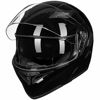 Picture of ILM Motorcycle Dual Visor Flip up Modular Full Face Helmet DOT LED Light (L, GLOSS BLACK - LED)