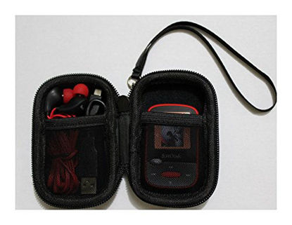 Picture of Caseling Carrying Hard Case for Sandisk Clip Jam / Sansa Clip Plus / Clip Sport MP3 Player. - Apple Ipod Nano, Ipod Shuffle. - Black