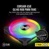 Picture of Corsair QL Series, Ql140 RGB, 140mm RGB LED Fan, Dual Pack with Lighting Node Core - Black