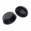 Picture of Front Body Cap and Rear Lens Cap Cover for Nikon D7500 D7200 D7100 D7000 D5600 D5300 D5200 D5100 D3500 D3400 D3300 D3200 D3100 D850 D810 D800 D750 D600 D90 D80 More Nikon F Mount DSLR and Lens