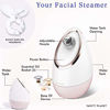 Picture of Vanity Planet Aira Ionic Facial Steamer (Rose Gold) - Pore Cleaner that Detoxifies, Cleanses and Moisturizes Skin, Adjustable Nozzle, Inbuilt Water Tank with 3 Essential oil Baskets