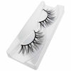 Picture of GOO GOO Mink Eyelashes, 15mm Natural 3D Mink Lashes Siberian Mink Fur Fake Eyelashes Hand Made Individual Lashes Pack Natural False Eyelashes for Women 1 Pair