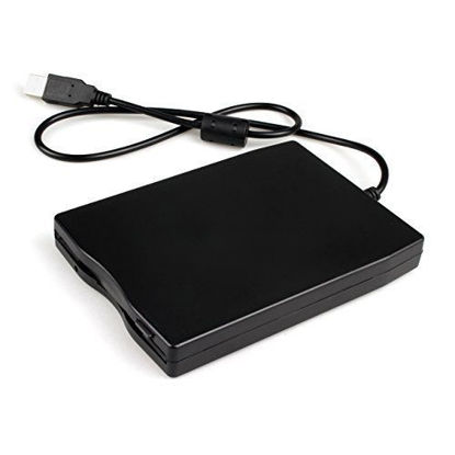 Picture of SYBA USB Portable 3.5" Floppy Disk Drive, Plug and Play No Drivers Needed, Windows 2000/XP/Vista/7/8/10 Mac OSX Linux (External) NEC Chipset SY-USB-FDD