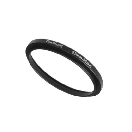 Picture of Fotodiox Metal Step Up Ring, Anodized Black Metal 52mm-55mm, 52-55 mm