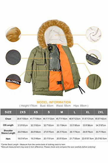 Orolay Down Puffer M Down Jacket Winter Coat Zippered Side Warm Logo On  Sleeve | eBay