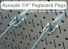 Picture of Wall Control 30-P-3232R Red Metal Pegboard Pack