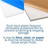 Picture of Rock Hard Plastics - 12" x 12" Blue 2114 Acrylic Plexiglass Lucite Sheet (Actual Size 11.875" x 11.875" - .118" (1/8"), Blue)