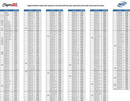 Picture of Security Chain Company SZ451 Super Z6 Cable Tire Chain for Passenger Cars, Pickups, and SUVs - Set of 2