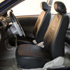 Picture of FH Group PU001102 PU Leather Seat Covers (Black) Front Set - Universal Fit for Cars Trucks & SUVs