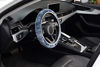 Picture of KAFEEK Elastic Long Microfiber Plush Steering Wheel Cover for Winter Warm , Universal 15 inch, Anti-Slip, Odorless, Gray