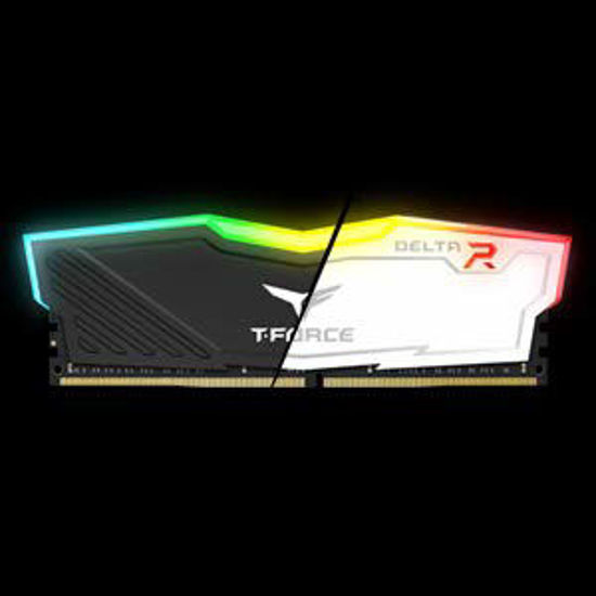 Picture of TEAMGROUP T-Force Delta RGB DDR4 16GB (2x8GB) 3200MHz (PC4-25600) CL16 Desktop Memory Module ram TF3D416G3200HC16CDC01 - Black