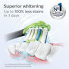 Picture of Genuine Philips Sonicare W3 Premium White toothbrush head, HX9062/95, 2-pk, black