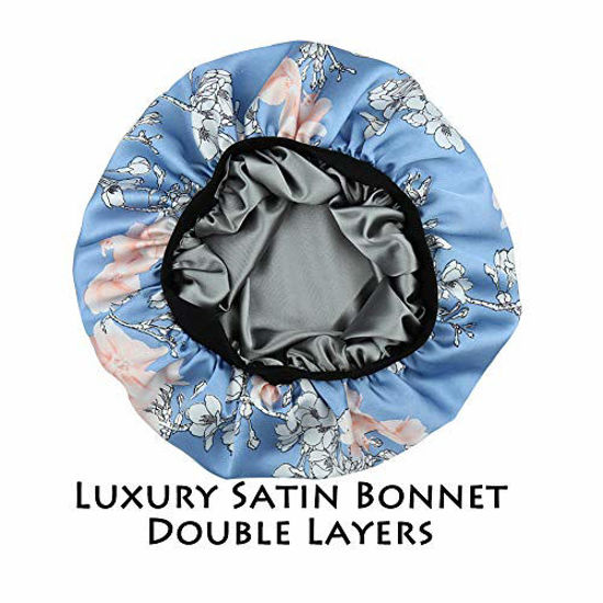 Picture of Satin Lined Sleep Bonnet Natural Hair Gift