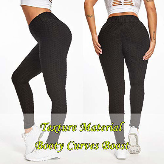 Women's High Waist Yoga Pants Tummy Control Slimming Booty Leggings Workout  Running Butt Lift Tights Blue at  Women's Clothing store