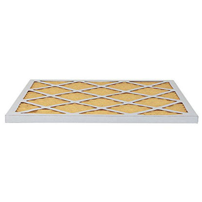 Picture of FilterBuy 22x22x1 MERV 11 Pleated AC Furnace Air Filter, (Pack of 2 Filters), 22x22x1 - Gold