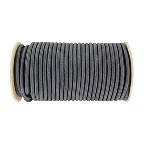 Picture of SGT KNOTS Marine Grade Shock Cord - 500% Stretch, Dacron Polyester Bungee for DIY Projects, Tie Downs, Commercial Uses (3/8", 50ft, KellyGreen)