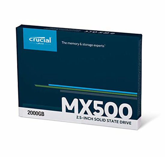 Crucial MX500 2TB 3D NAND SATA 2.5 Inch Internal SSD - CT2000MX500SSD1 