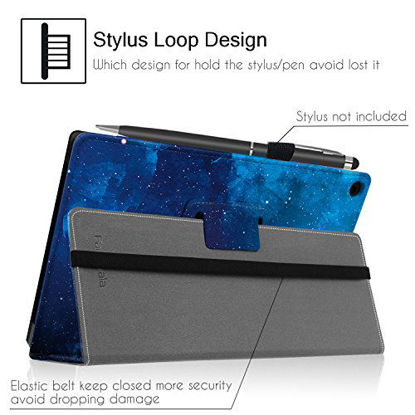 Picture of Famavala Folio Case Cover Compatible with 10.1" Amazon Fire HD 10 Tablet (9th / 7th / 5th Generation, 2019/2017 /2015 Release) (BlueSky)