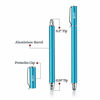 Picture of Bargains Depot New 5mm High-Sensivity Fiber Tip Capacitive Stylus Dual-tip Universal Touchscreen Pen for All Tablets & Cell Phones with 8 Extra Replaceable Fiber Tips (4 Pcs, Black/Aqua/Silver/Yellow)