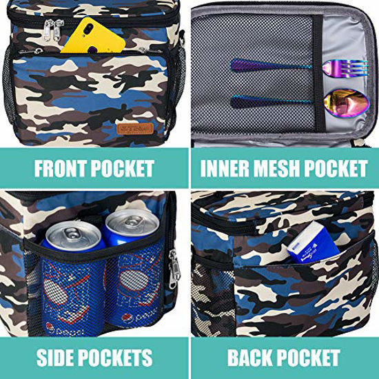Insulated Lunch Bag Adult Lunch Box for Work School Men Women Kids  Leakproof new