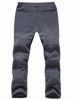 Picture of Gash Hao Mens Snow Ski Waterproof Softshell Snowboard Pants Outdoor Hiking Fleece Lined Zipper Bottom Leg (Grey, 30x32)