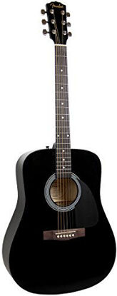 Picture of Fender FA-115 Dreadnought Acoustic Guitar - Black Bundle with Gig Bag, Tuner, Strings, Strap, and Picks