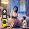 Picture of Light Meter-HOLDPEAK 881E Digital Illuminanc/Light Meter with 0.01~300,000 Lux (0.01~30,000 FC) Measuring Ranges and 270° Rotatable Detector for LED Lights and Plants Lumen Meter