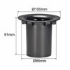 Picture of uxcell 86mm x 91mm Speaker Port Tube Subwoofer Bass Reflex Tube Bass Woofer Box 1pcs