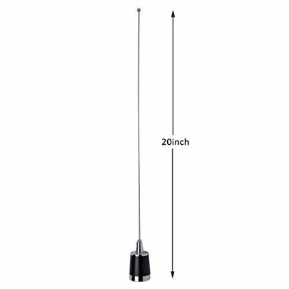  HYS 2M/70CM SMA Female Base Antenna Dual Band VHF/UHF  (136-174Mhz&400-470Mhz) HT Antennas for Baofeng Radio uv-5r f8hp bf-f8hp  WOUXUN KG-UVD1P KG-UV6D Kenwood Radio : Electronics