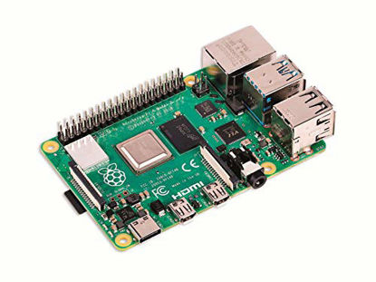 Picture of Raspberry Pi 4 Computer Model B 8GB Single Board Computer Suitable for Building Mini PC/Smart Robot/Game Console/Workstation/Media Center/Etc.