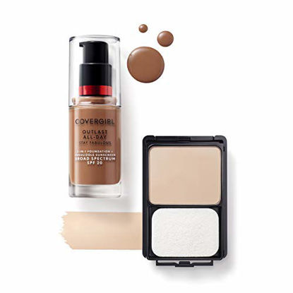 Picture of COVERGIRL Outlast All-Day Stay Fabulous 3-in-1 Foundation Warm Beige, 1 oz (packaging may vary)