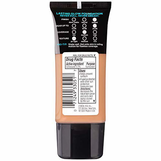 Picture of L'Oreal Paris Infallible Pro-Glow Foundation, Buff Beige, 1 fl. oz.