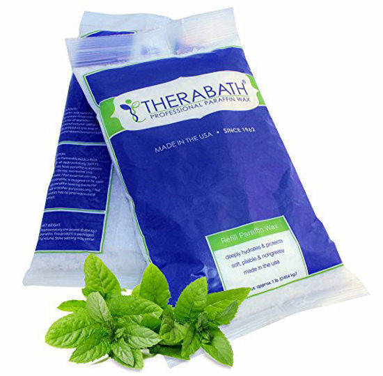 Picture of Therabath Paraffin Wax Refill - Use to Relieve Arthritis Pain and Stiff Muscles - Deeply Hydrates and Protects - 6lb Wintergreen - Made in USA