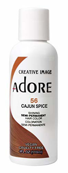 Picture of Adore Semi-Permanent Haircolor #056 Cajun Spice 4 Ounce (118ml) (2 Pack)