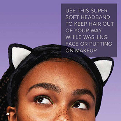 Picture of I DEW CARE Black Cat Headband | Headband for Washing Face, Makeup, Shower, Bath | Teen Girl Stuff | Korean Skincare