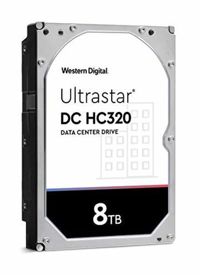 Picture of Western Digital 8TB Ultrastar DC HC320 SATA HDD - 7200 RPM Class, SATA 6 Gb/s, 256MB Cache, 3.5" - HUS728T8TALE6L4